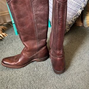 Frye Brown Heeled Boots